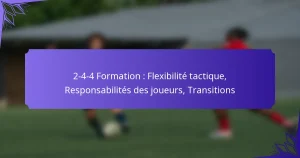 2-4-4 Formation : Flexibilité tactique, Responsabilités des joueurs, Transitions