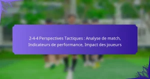 2-4-4 Perspectives Tactiques : Analyse de match, Indicateurs de performance, Impact des joueurs